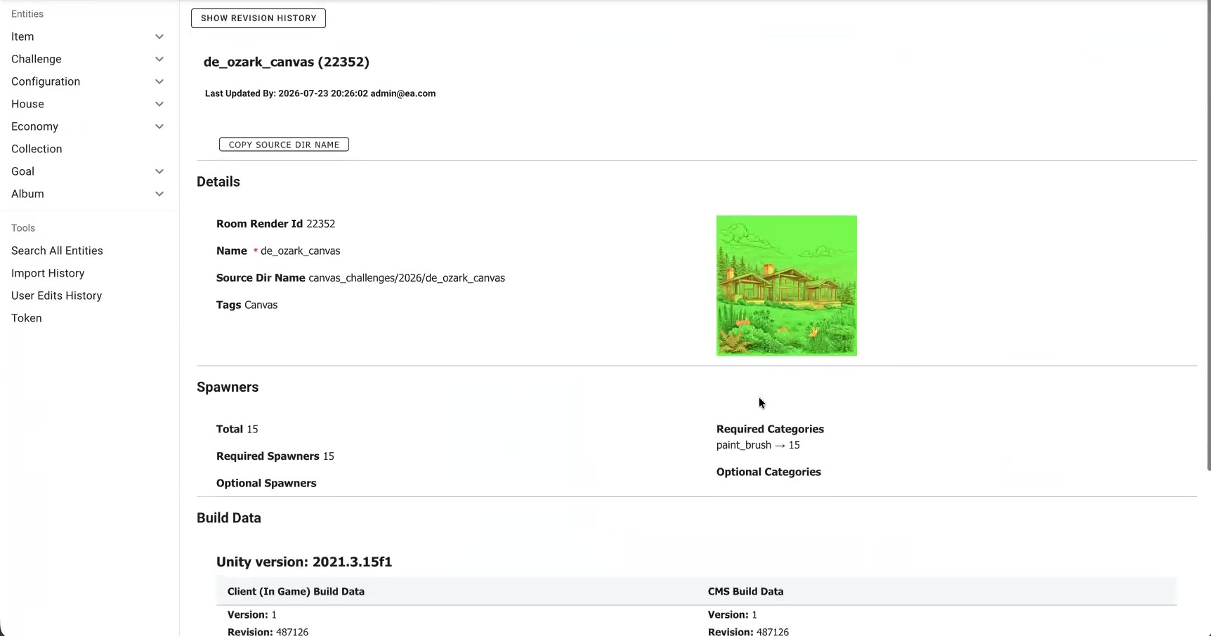 CMS entry